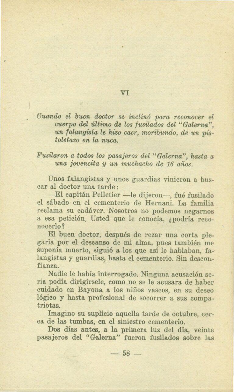 Obertura del capítulo VI.