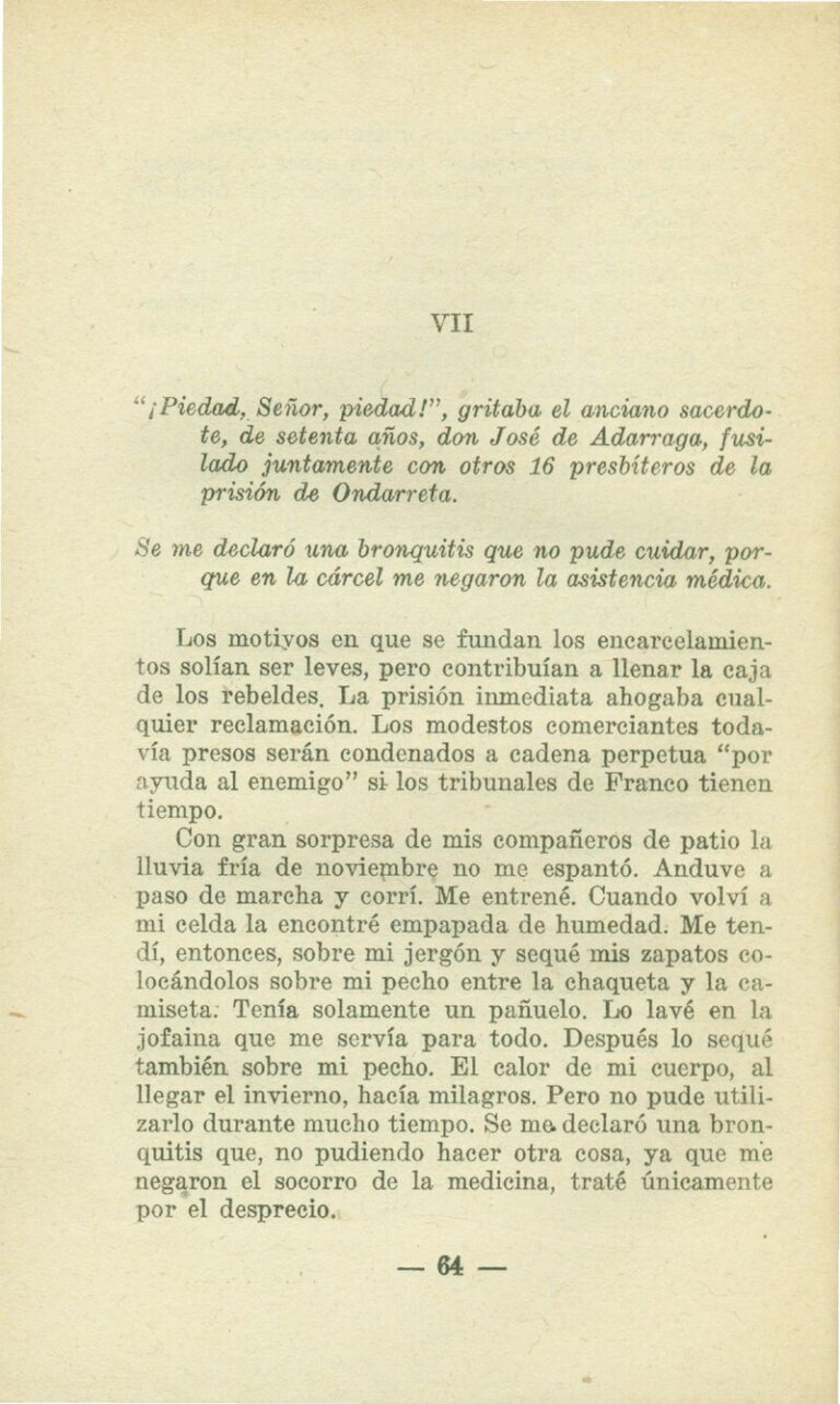 Obertura del capítulo VII.
