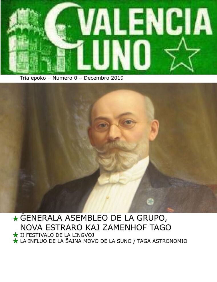 Coberta de Valencia Luno núm. 0, desembre de 2019.
