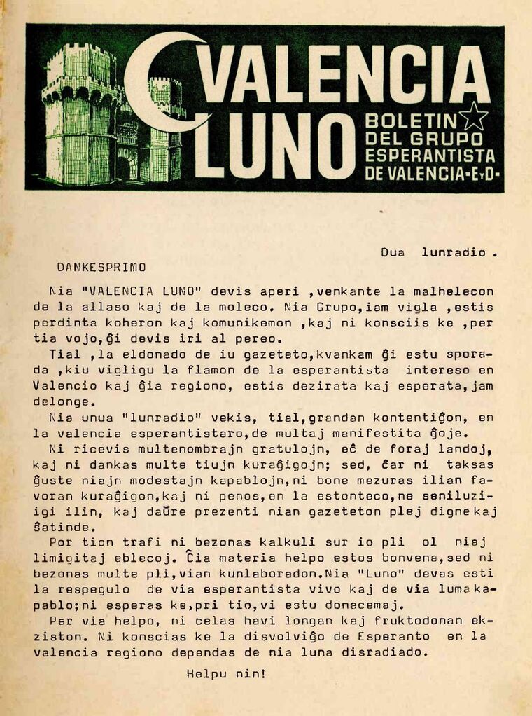 Coberta de Valencia Luno núm. 2, de 1969.