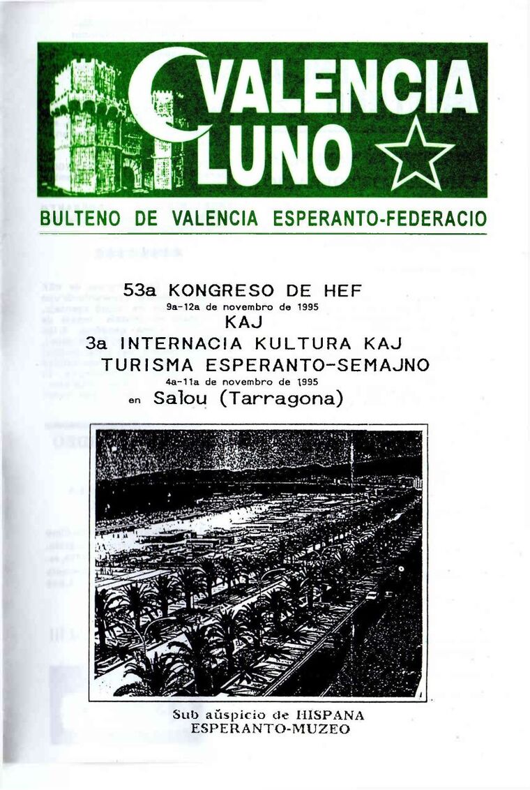 Coberta de Valencia Luno núm. 40, octubre de 1995.