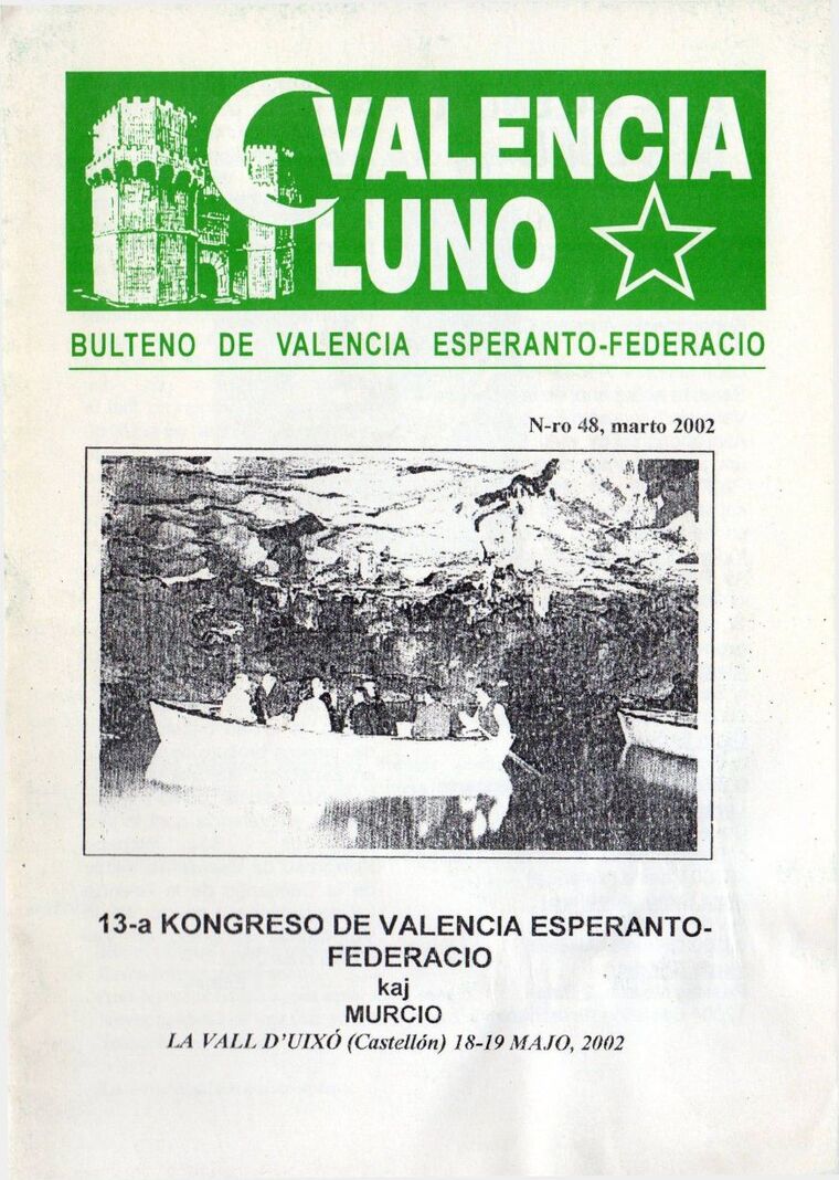 Coberta de Valencia Luno núm. 48, març de 2002.