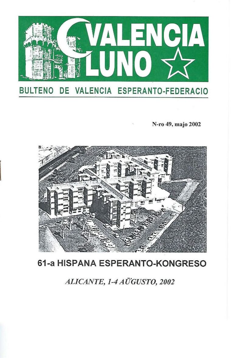 Coberta de Valencia Luno núm. 49, maig de 2002.
