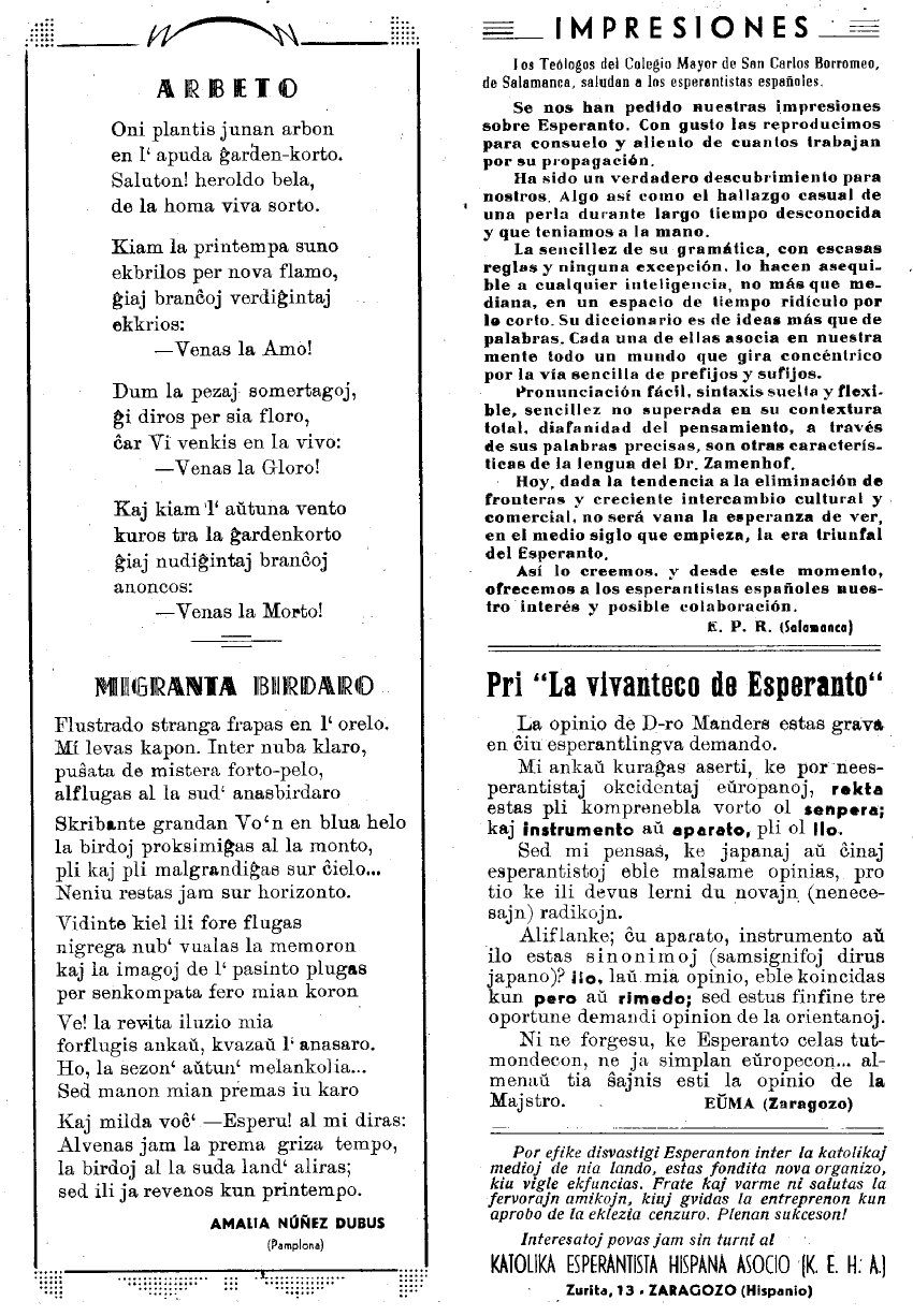 Per què hi havia tants catòlics en l’esperantisme espanyol de postguerra?