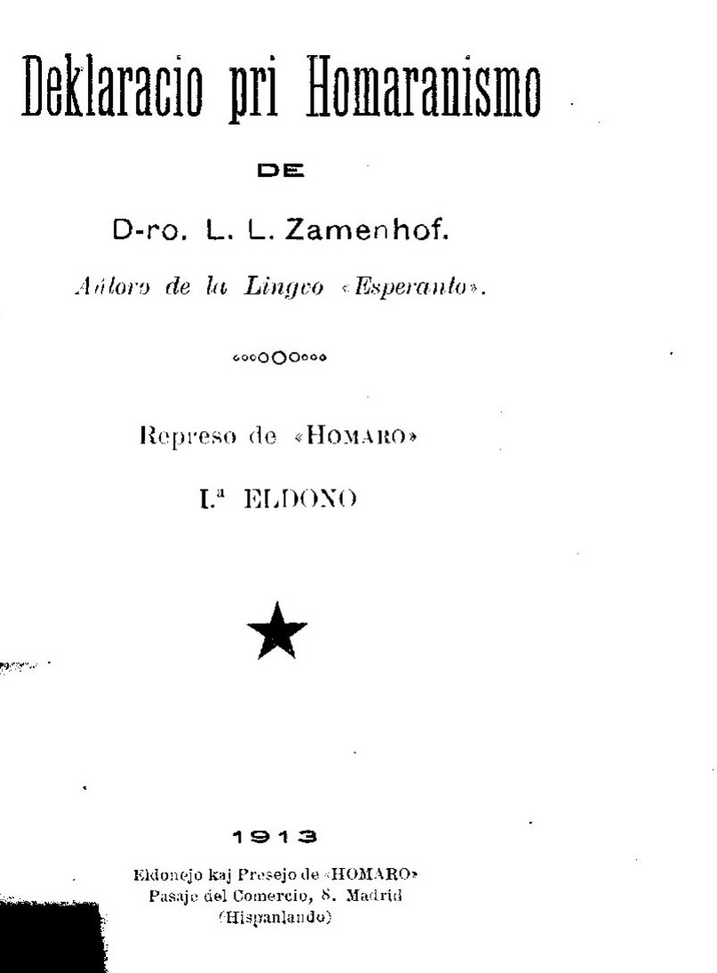 Zamenhof sionista: la pàtria jueva del Mississipí i el rebuig de l’homaranisme