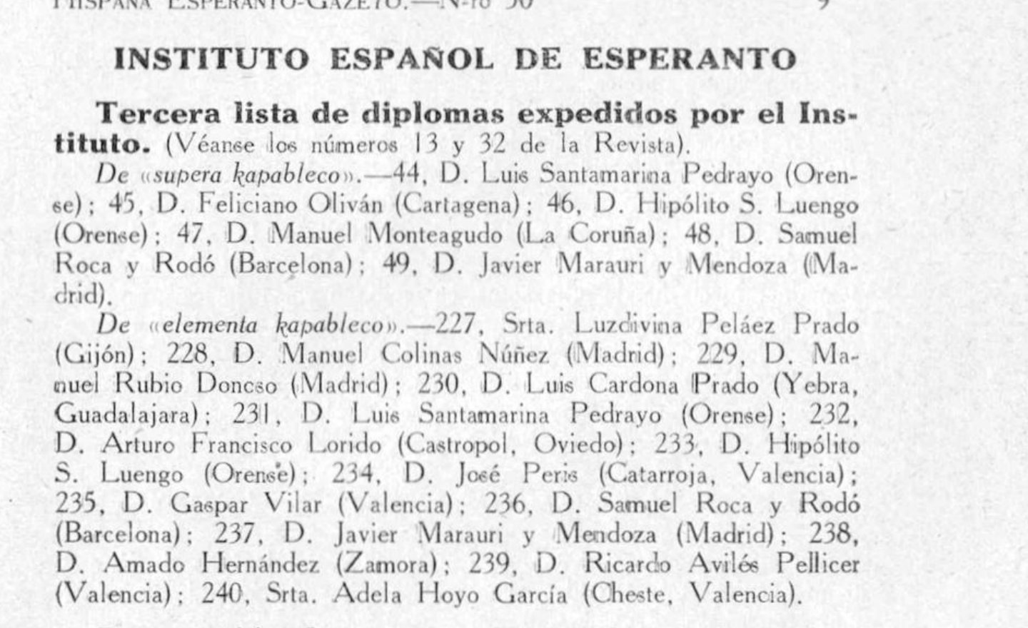 Zamora, 1936: els esperantistes que no van tornar