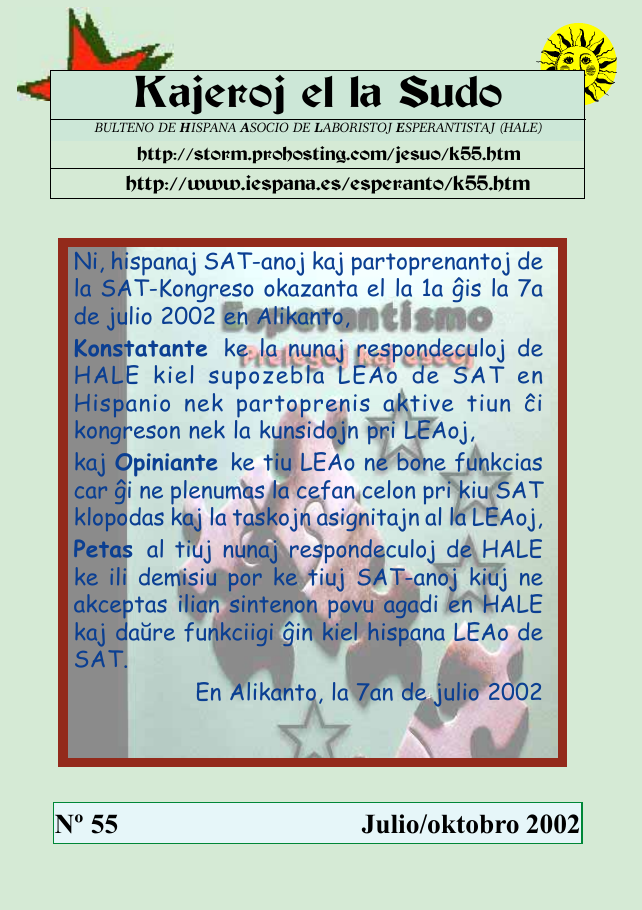 HALE i SATeH: com es va partir l’esperantisme obrer espanyol