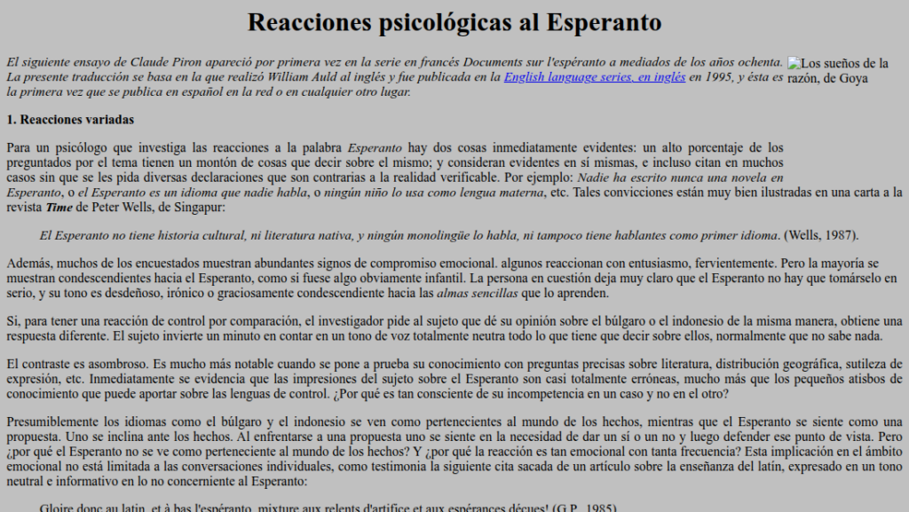 Claude Piron: el psicòleg que va estudiar la reacció a l’esperanto