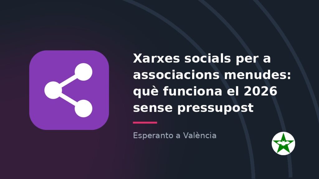 Targeta de l'article sobre xarxes socials per a associacions menudes