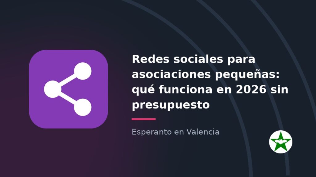 Tarjeta del artículo sobre redes sociales para asociaciones pequeñas