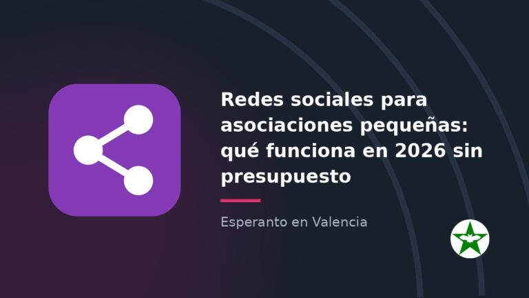 Tarjeta del artículo sobre redes sociales para asociaciones pequeñas