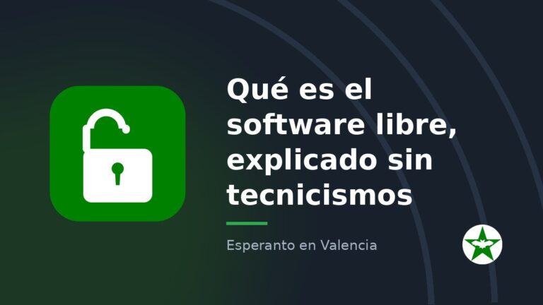 Tarjeta de la entrada: un candado abierto y el título «Qué es el software libre, explicado sin tecnicismos»